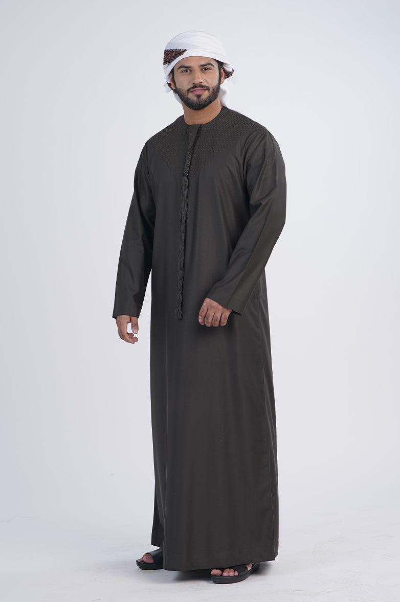 Emirati Kandura WUAAM - 1 Designer wear with embroidery