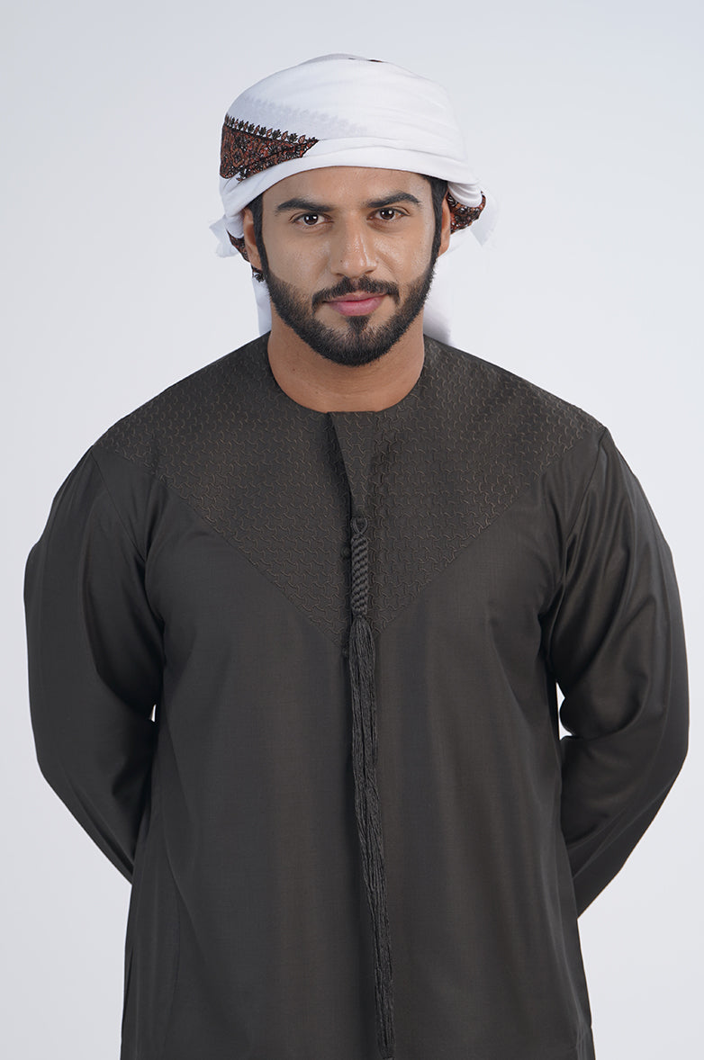 Emirati Kandura WUAAM - 1 Designer wear with embroidery