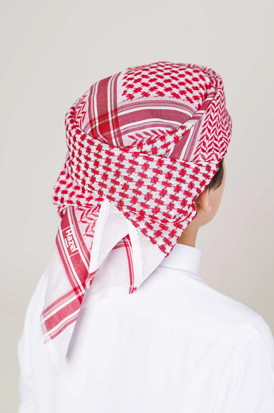 Haddaf Hamdaniya Shimag Red - Kids