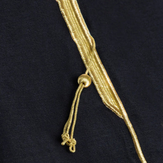 Alafak Al Malaki Bisht - Black