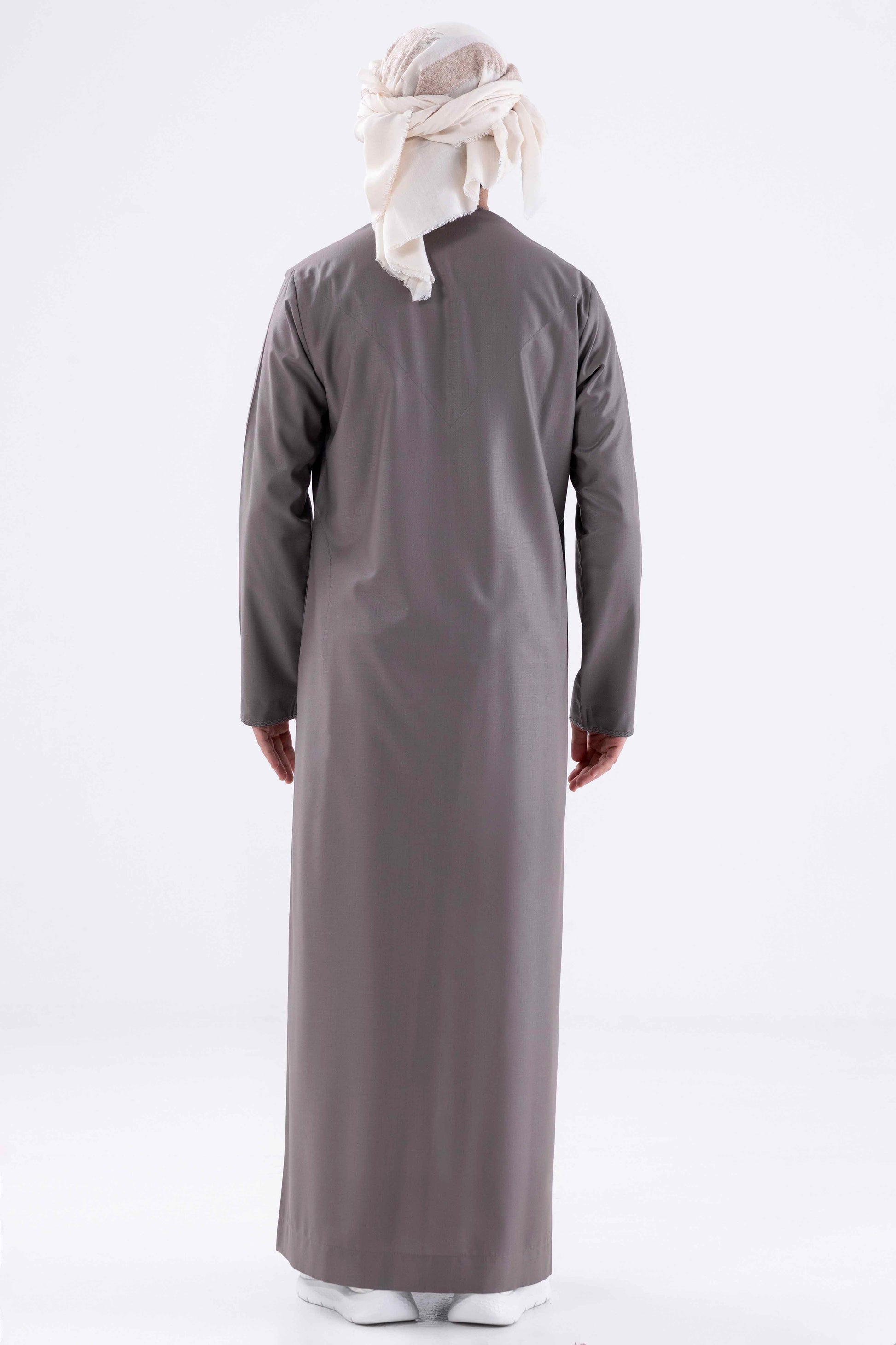 Winter Kandora – Grey (Normal Tarboosh)