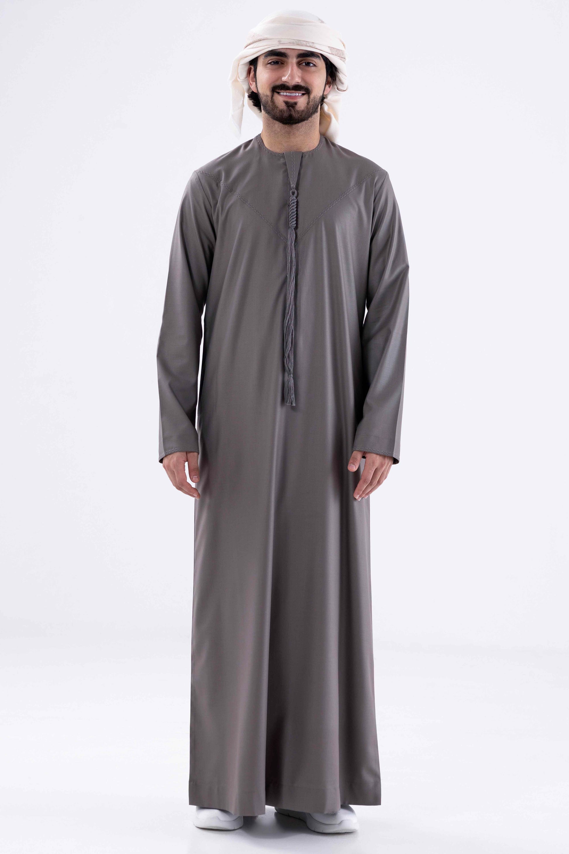 Winter Kandora – Grey (Normal Tarboosh)