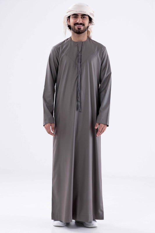 Winter Kandora – Grey (Normal Tarboosh)