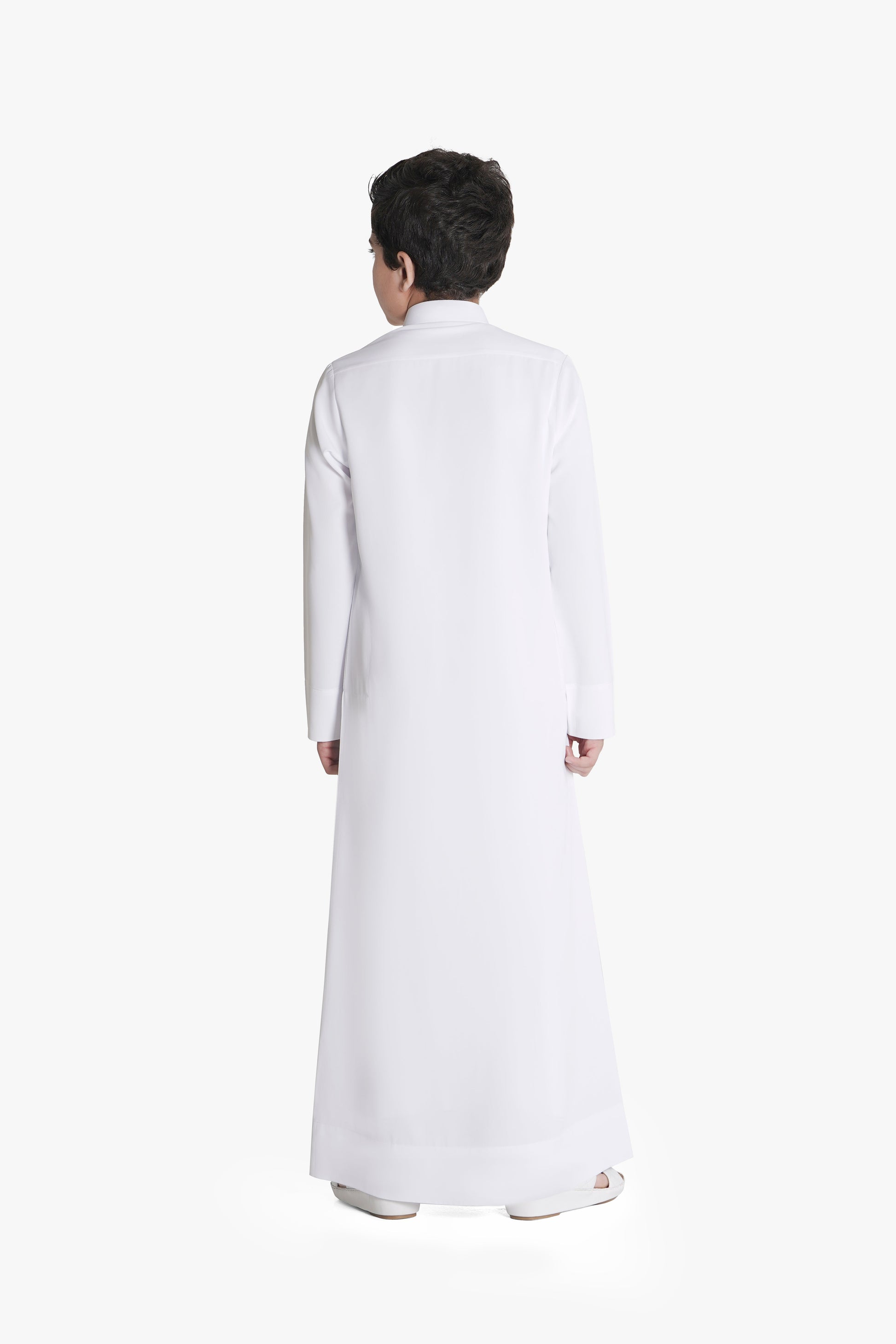 Telal Kuwaiti Kids' Kandura - Classic White