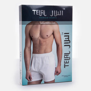 Telal Premium Shorts White