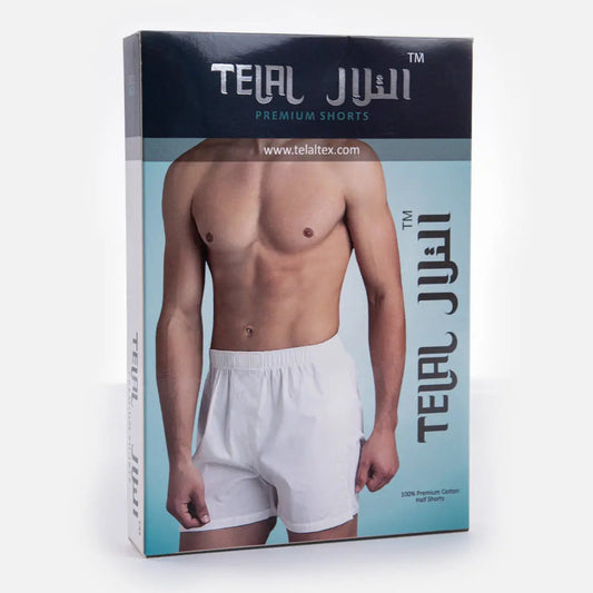 Telal Premium Shorts White